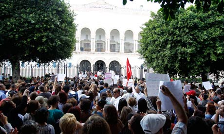 Tunis demonstration