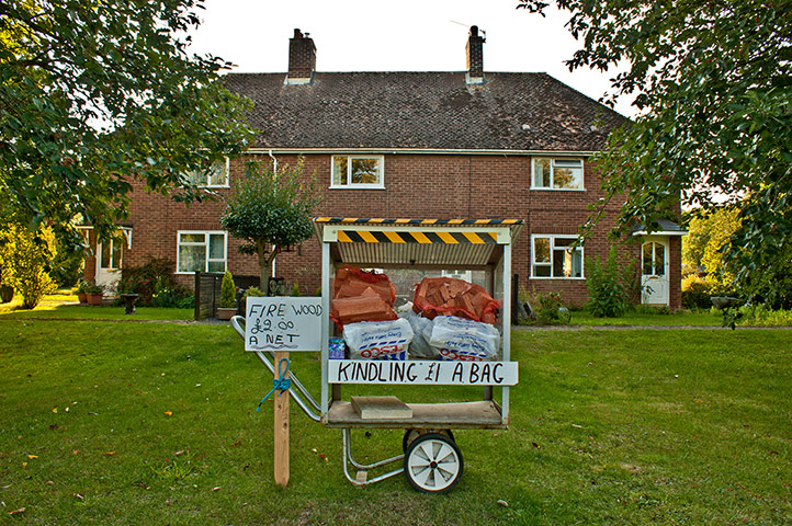 Big Picture: On The Verge: Honesty Box on the roadside selling kindling
