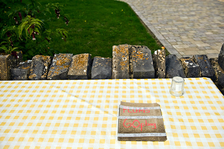 Big Picture: On The Verge: Honesty Box on the roadside selling plums