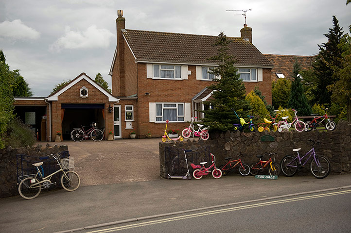 Big Picture: On The Verge: Honesty Box on the roadside selling children's bikes