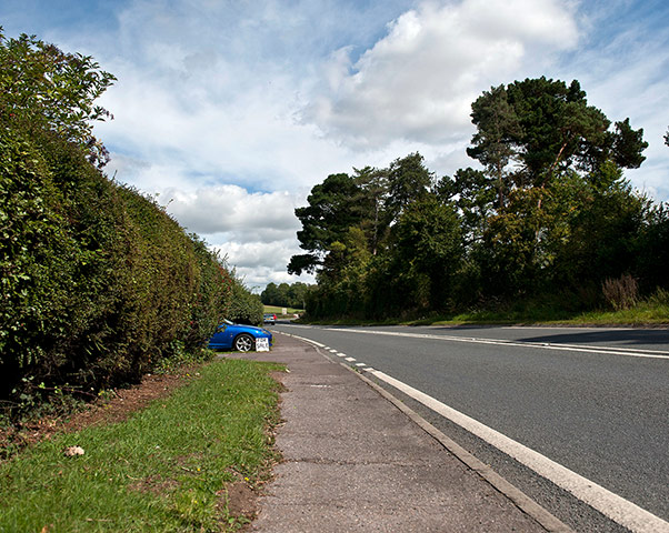 Big Picture: On The Verge: An MG for sale on the side of the road