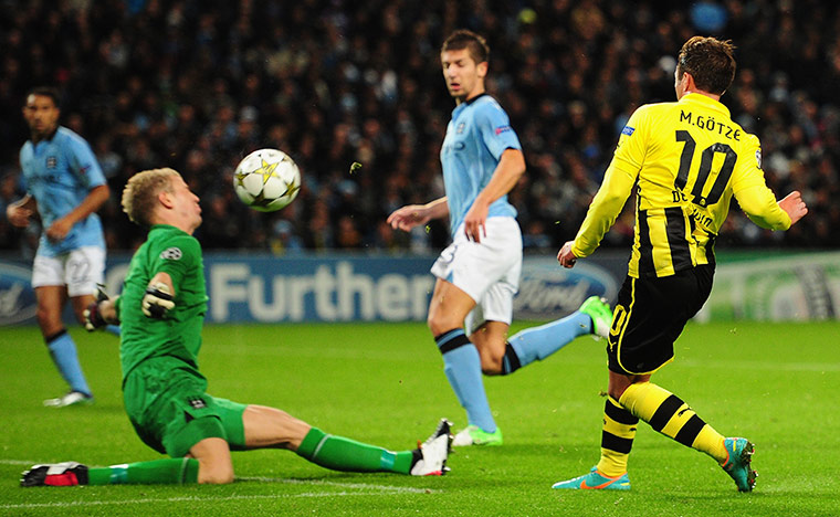 footy: Manchester City FC v Borussia Dortmund - UEFA Champions League
