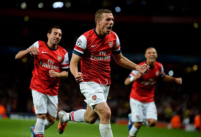 footy2: Arsenal FC v Olympiacos FC - UEFA Champions League