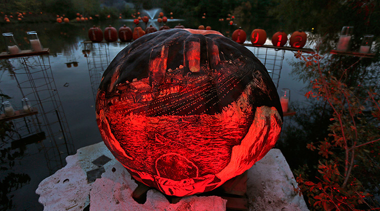 Pumpkins: Scene from the movie Titanic