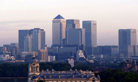 Canary Wharf Britain's banks