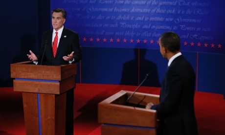 Combative Romney comes out on top as Obama stumbles in first ...