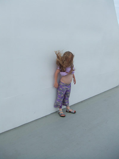 Your Pictures: Windswept: Image of a young girl - Wind to the extreme on a Ireland ferry