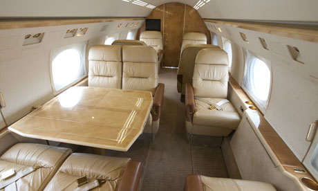 interior gulfstream jet
