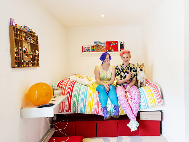 The Selby: Mable, Kate and and Tako in their loft bed
