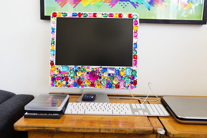 The Selby: Bejewelled old school iMac