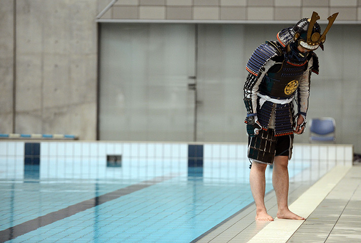 24 hours in pictures: TO GO WITH AFP STORY 