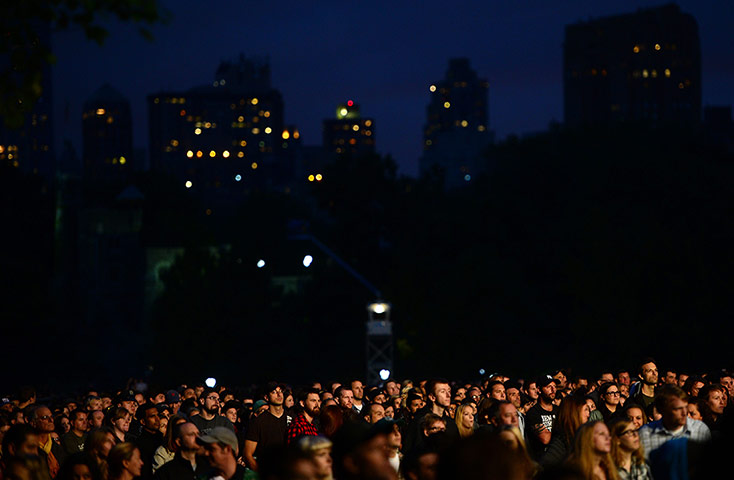 Week in music: Spectators at the Global Citizen Festival in Central Park, New York