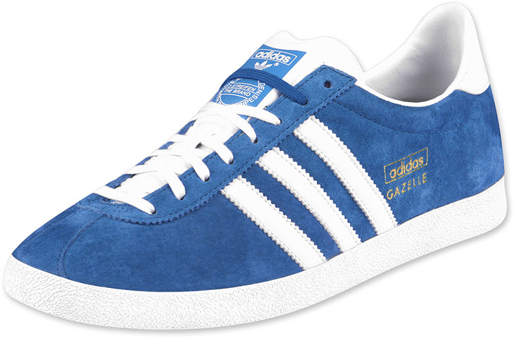 Trainers: Adidas Gazelle Schuhe Blau Weiss