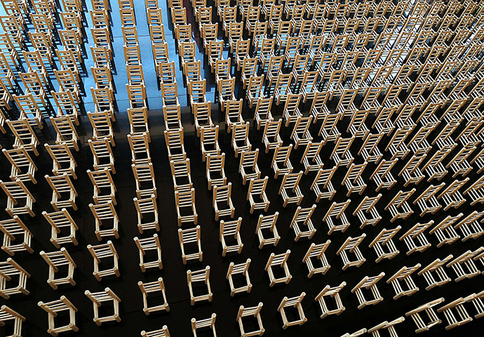 24 hours: Mike Yorke’s artwork Empty Chairs