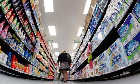 Walmart shopping aisle