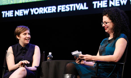 Lena Dunham and Emily Nussbaum at the New Yorker festival