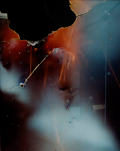 Shoot! : Auto-portrait with two mirrors by Steven Pippin 