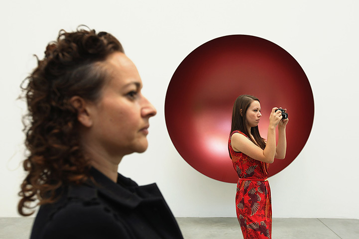 24 hours in pictures: Press Preview Of Anish Kapoor's Latest Exhibition At The Lisson Gallery