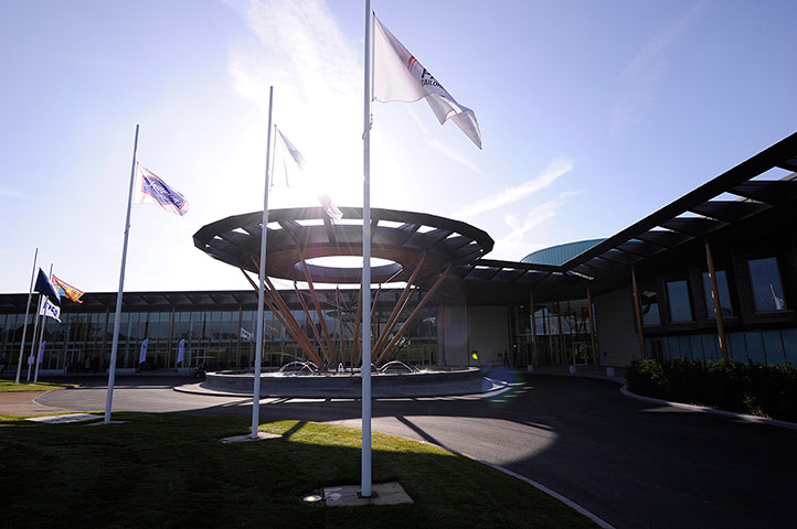 St Georges: The entrance to the hotel on site