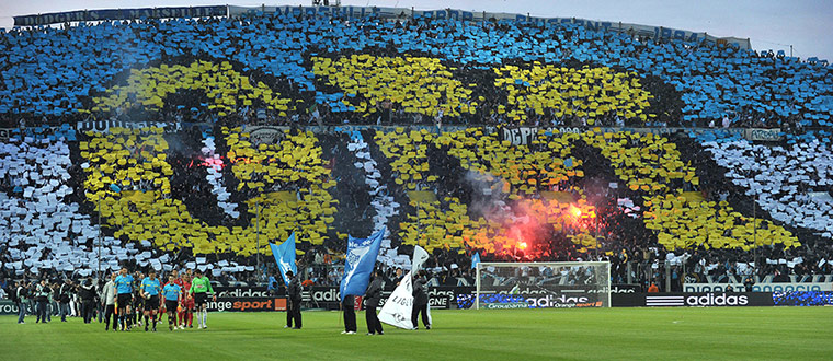 Tifo: Marseille's supporters' tifo