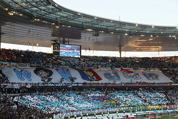 Tifo: Marseille's supporters