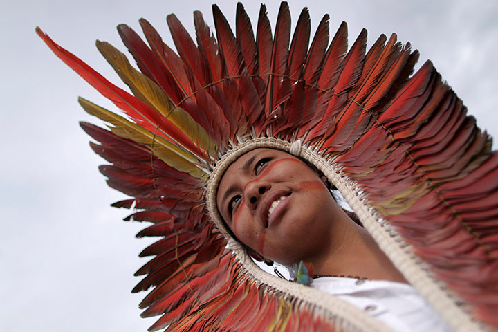 24 hours: Lilia Indian from the Guajajara ethnic group