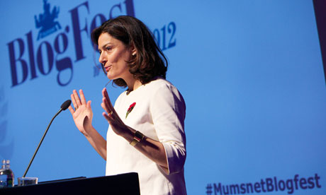 Miriam Gonzalez Durantz addresses Mumsnet Blogfest