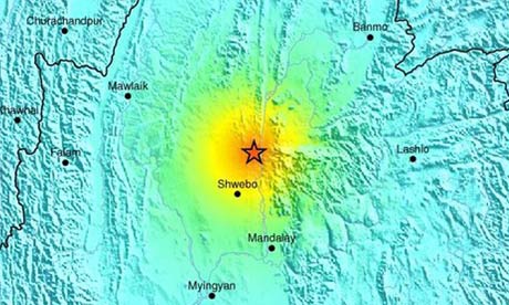 Burma earthquake