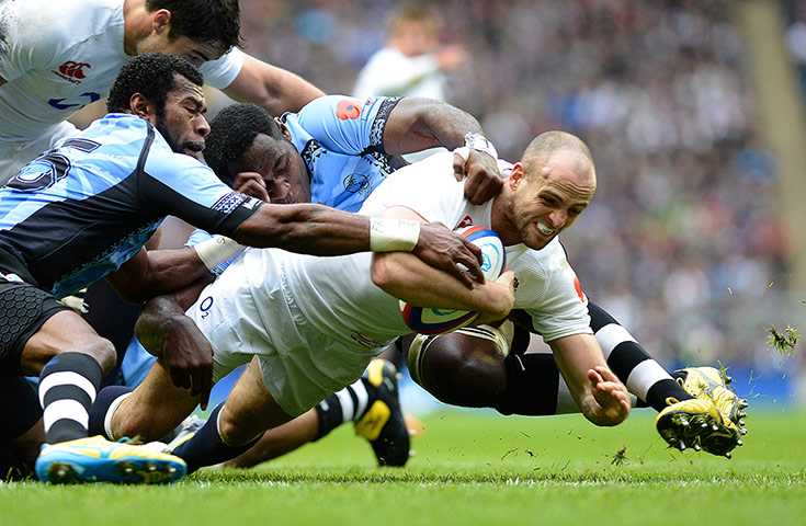 sport: England v Fiji