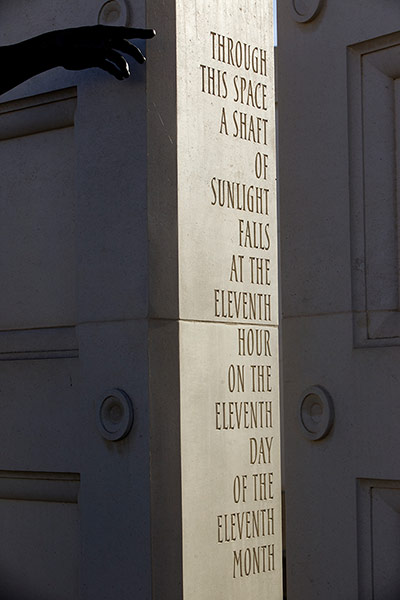 UK Remembrance Day: The National Memorial Arboretum in Alrewas, Staffordshire