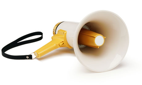 A megaphone