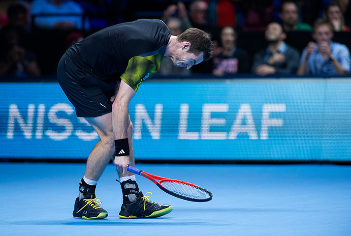 Murray v Federer: Angry Murray