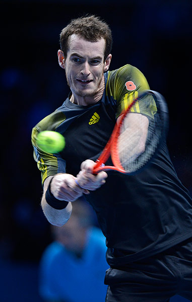 Murray v Federer: Murray backhand