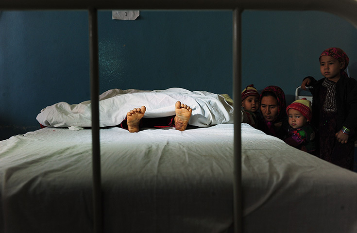 24 hours: Mazar-i-Sharif, Afghanistan: The family of a five-year-old Afghan girl
