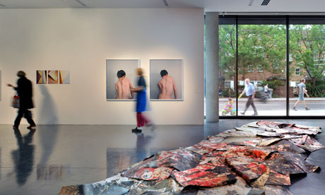 A view inside thr ground floor gallery space