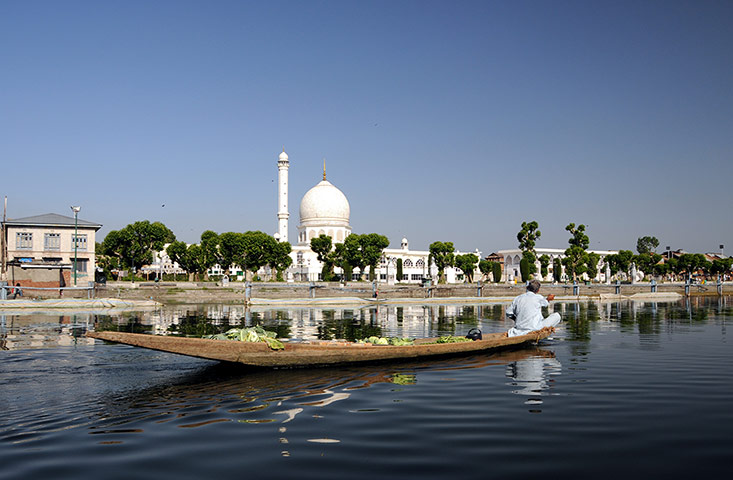 Kasmir: Hazratbal Shrine, Srinagar