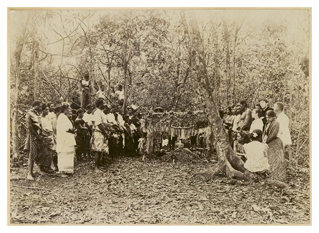 Robert Louis Stevenson: Robert Louis Stevenson being buried