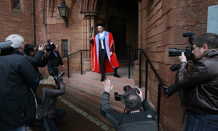 24 hours in pictures: Oscar Pistorius honorary degree