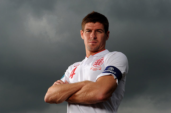 gerrard: 2012 England Training Session - Quarter Final: UEFA EURO 2012