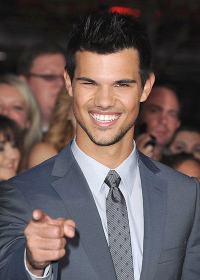 The Twilight premiere : Taylor Lautner