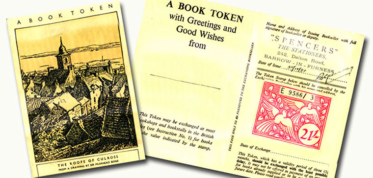 Book Token Designs: National Book Token 1938