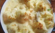 Nigel Slater recipe cauliflower cheese