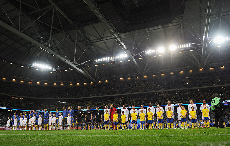 footy: Sweden v England - International Friendly
