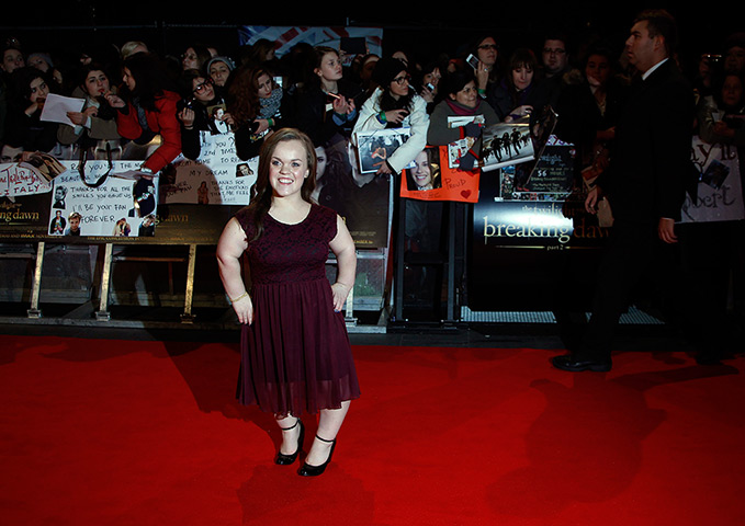 Twilight London premiere: Paralympic swimmer Ellie Simmonds