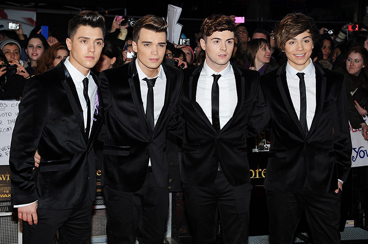 Twilight London premiere: X Factor Finalists Union J