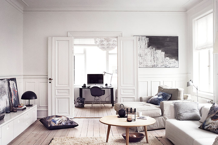 Homes: Danish: The living room