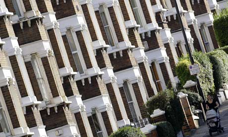 A row of terraced houses in south London
Picture by James Boardman.