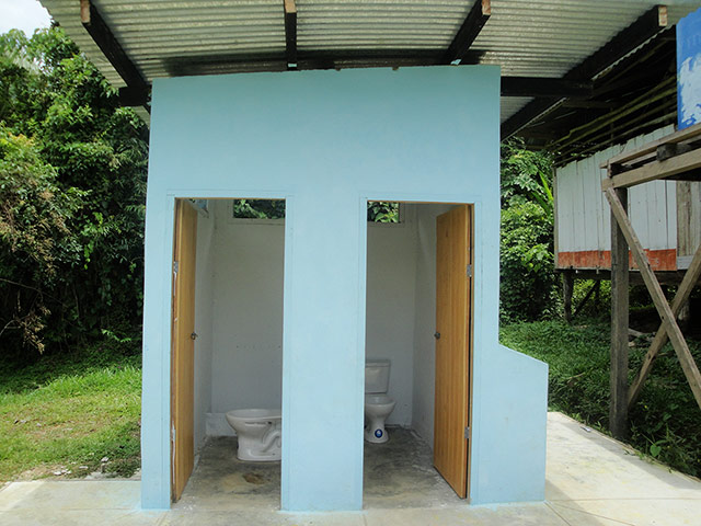 World Toilet Day: primary school in the village of Yana Mono Zone Two, Amazon River