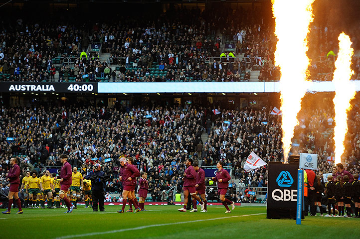 eng v australia: England players