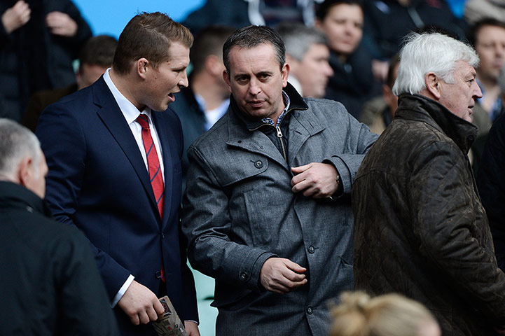 eng v australia: Dylan Hartley talks to England rugby league head coach Steve McNamara